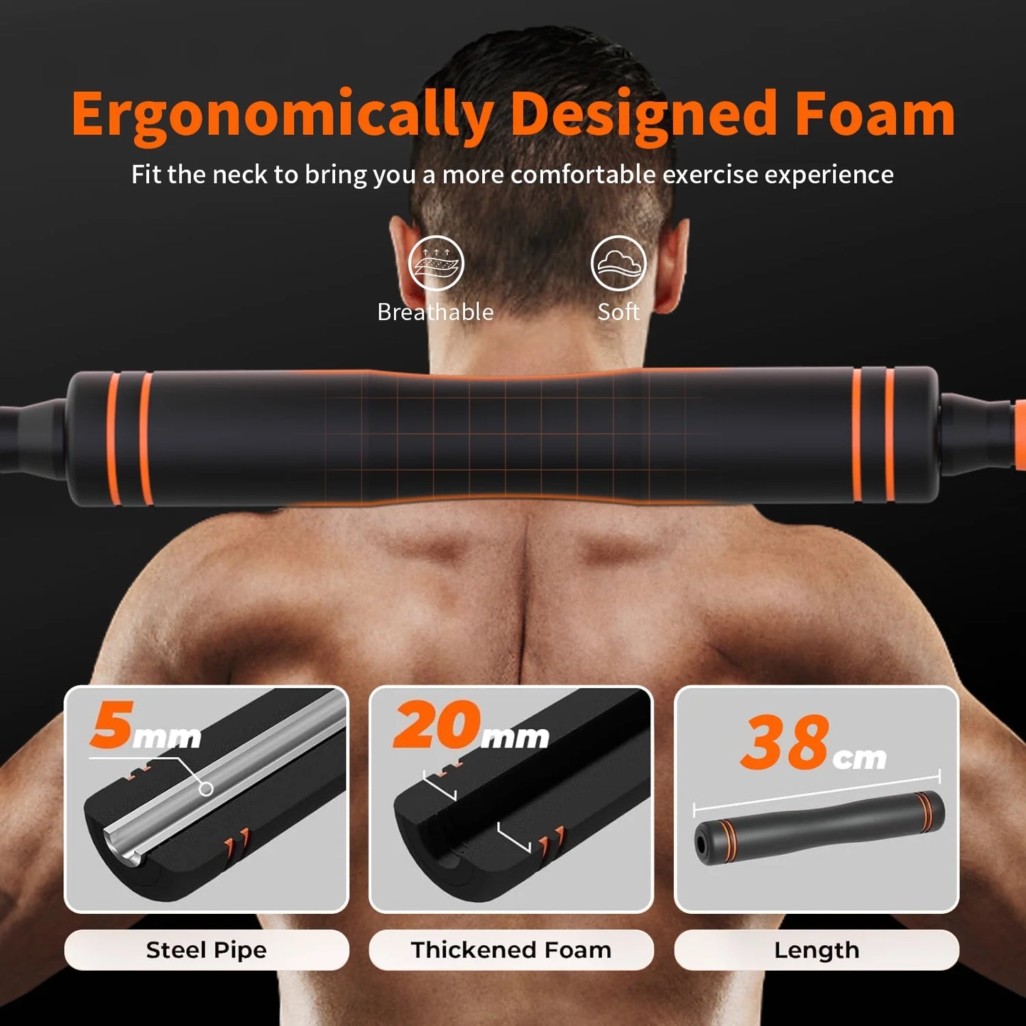 ARVAKOR Adjustable Weight Dumbbell Set - 4 in 1 Free Weight Set with Connector - Dumbbells, Barbells, Kettlebells, Push-Up Bars for Full Body Workout and Muscle Toning