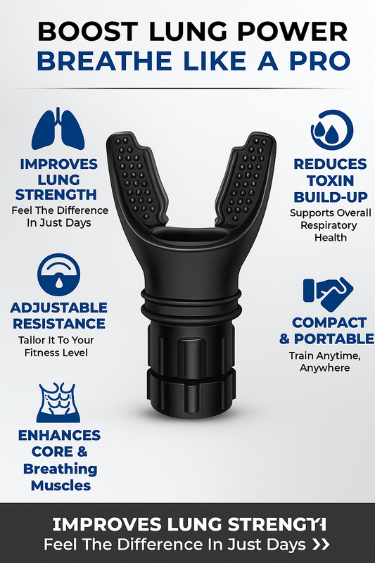 Lung Flexer O2FIT Oxyfit Breathing Trainer Gym Rage Professional Exerciser