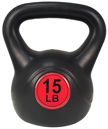 Balancefrom Wide Grip Kettlebell Exercise Fitness Weight Set, 3-Pieces: 10Lb, 15Lb and 20Lb Kettlebells